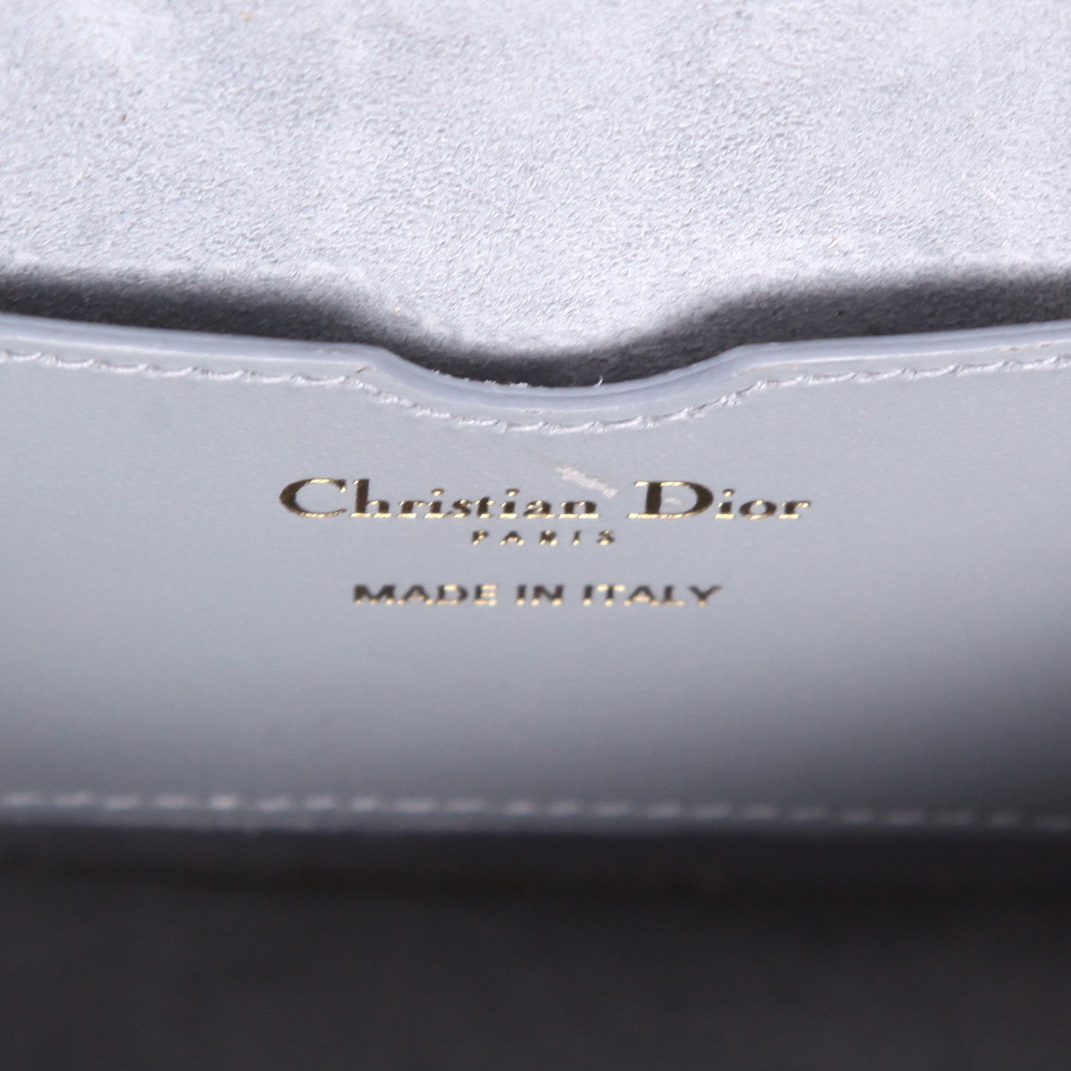 Bolso bandolera Dior  Bobby en cuero azul - Detail D2