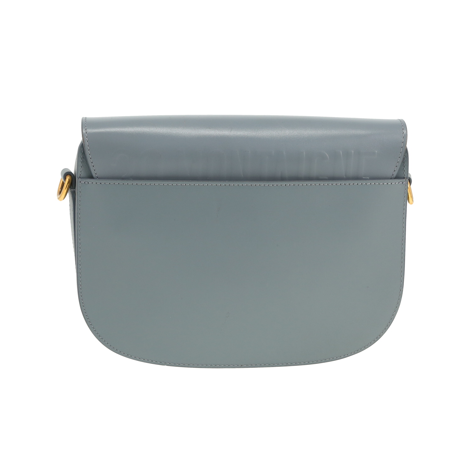 Borsa a tracolla Dior  Bobby in pelle blu - Detail D4