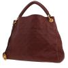 Bolso de mano Louis Vuitton  Artsy modelo mediano  en cuero monogram huella color burdeos - 00pp thumbnail