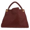 Louis Vuitton  Artsy medium model  handbag  in burgundy empreinte monogram leather - Detail D4 thumbnail