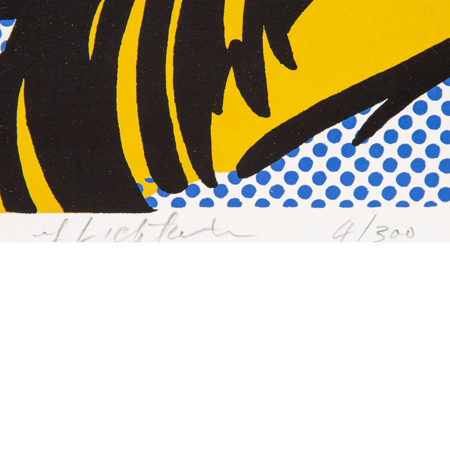 Roy Lichtenstein (1923-1997), Brushstrokes - 1967 - Detail D3
