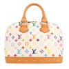 Bolso de mano Louis Vuitton  Alma Editions Limitées en lona Monogram revestida multicolor y blanca y cuero natural - Detail D4 thumbnail