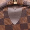 Louis Vuitton  Speedy 30 handbag  in ebene damier canvas  and brown leather - Detail D2 thumbnail