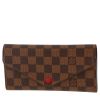 Louis Vuitton   wallet  in ebene damier canvas - 00pp thumbnail