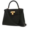 Hermès  Kelly 28 cm handbag  in black togo leather - 00pp thumbnail