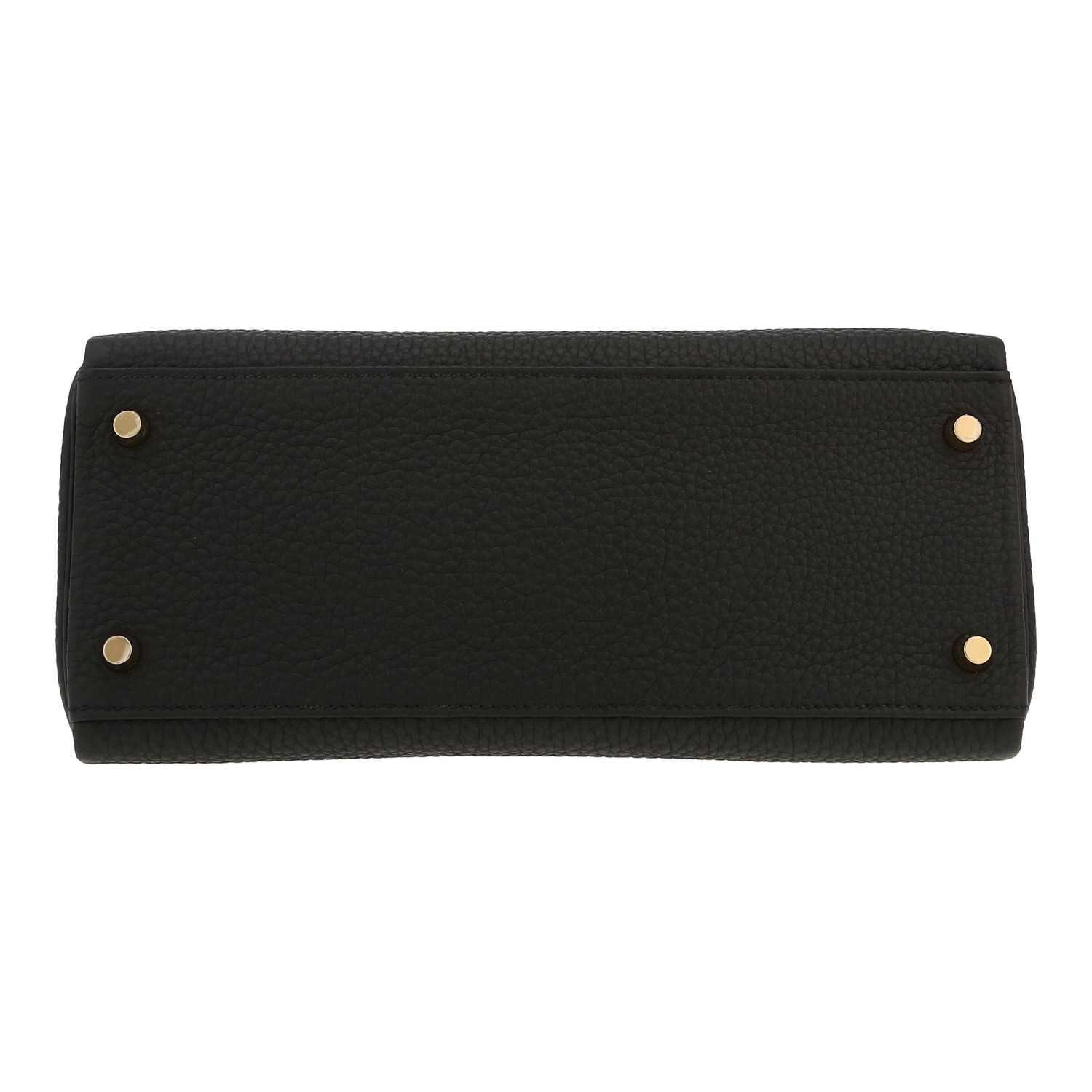 Sac à main Hermès  Kelly 28 cm en cuir togo noir - Detail D1