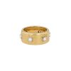 Buccellati Macri Classica ring in yellow gold, white gold and diamonds - 00pp thumbnail