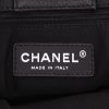 Chanel  Executive shopping bag  in black grained leather - Detail D2 thumbnail