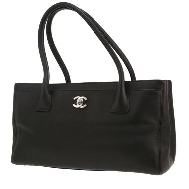 Bolso Cabás Chanel  Executive en cuero granulado negro