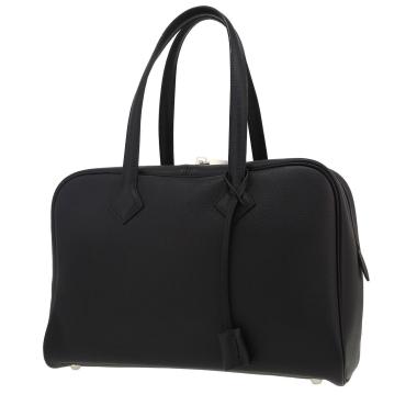 Sac à main Hermès  Victoria en cuir togo Bleu Caban