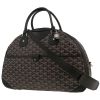 Bolso de mano Goyard   en tela Goyardine negra y cuero negro - 00pp thumbnail