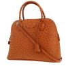 Bolso de mano Hermès  Bolide 31 cm en avestruz color oro - 00pp thumbnail