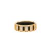 Chaumet Class One ring in yellow gold, diamonds and rubber - 00pp thumbnail