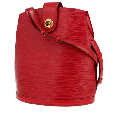 Borsa Louis Vuitton  Cluny in pelle Epi rossa