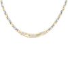 Cartier Rumba necklace in yellow gold, white gold and diamonds - 00pp thumbnail