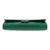 Chanel  Classic Wallet wallet  in green quilted leather - Detail D1 thumbnail