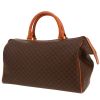 Borsa Celine  Vintage in tela "Triomphe" marrone e pelle marrone - 00pp thumbnail