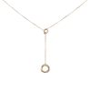 Cartier Trinity necklace in 3 golds and diamonds - 00pp thumbnail