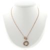 Cartier Trinity necklace in 3 golds and diamonds - 360 thumbnail