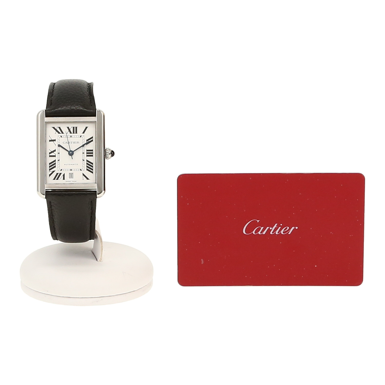 Orologio Cartier Tank Solo in acciaio Ref: Cartier - 3800  Circa 2019 - Detail D2