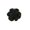 Chanel Camelia ring in yellow gold and onyx - 360 thumbnail