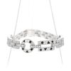 Bracciale Cartier Pelage in oro bianco, onice e diamanti - 360 thumbnail