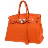 Bolso de mano Hermès  Birkin 35 cm en cuero togo naranja - 00pp thumbnail