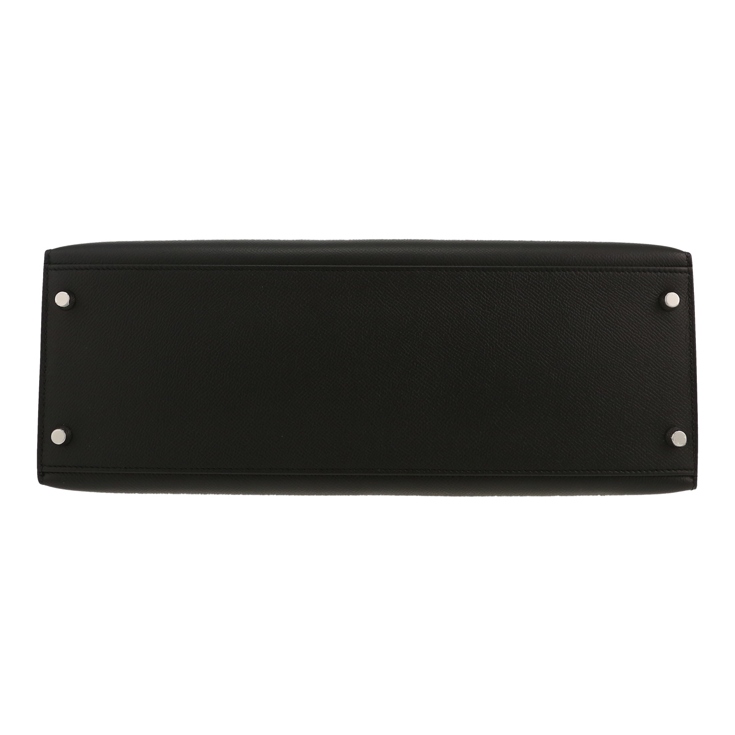 Hermès  Kelly 35 cm handbag  in black epsom leather - Detail D1