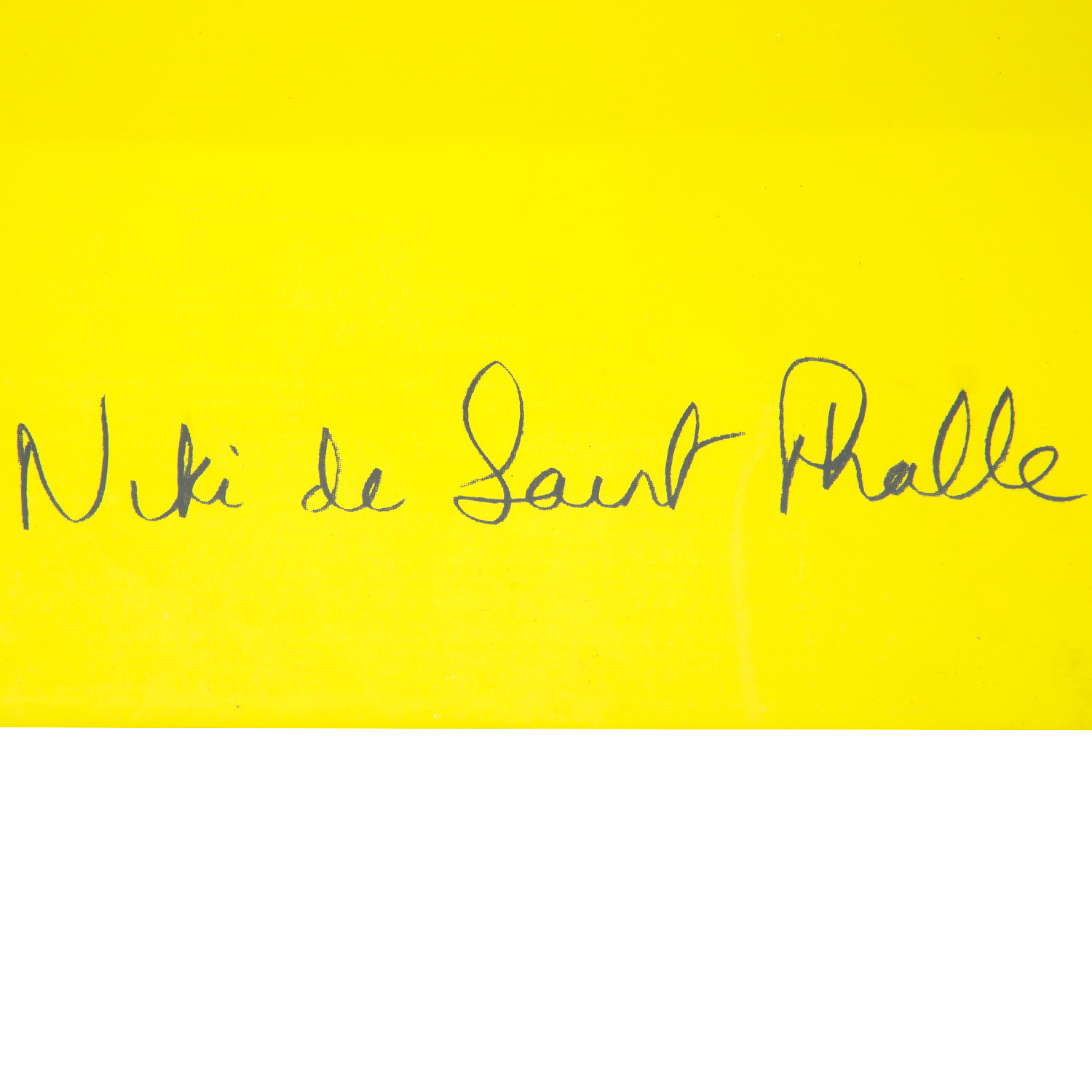 Niki de Saint Phalle (1930-2002), Nana Fontaine (Jaune) - 1989 - Detail D1