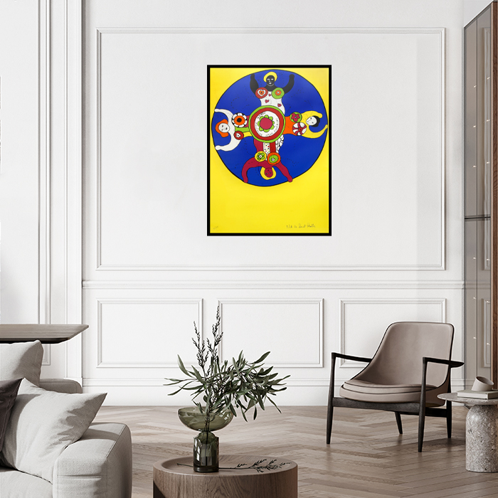 Niki de Saint Phalle (1930-2002), Nana Fontaine (Yellow) - 1989 - Detail D4