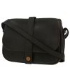 Hermès  Noumea handbag  in black grained leather - 00pp thumbnail