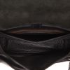 Hermès  Noumea handbag  in black grained leather - Detail D3 thumbnail