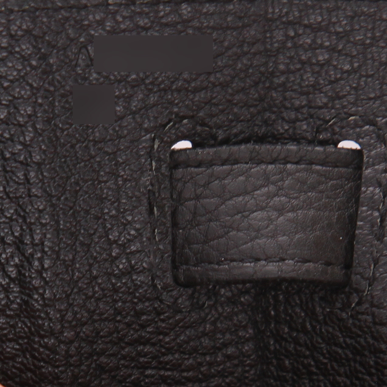 Bolso de mano Hermès  Kelly 35 cm en cuero togo negro - Detail D4