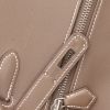 Borsa Hermès  Kelly Lakis in pelle Swift etoupe - Detail D4 thumbnail