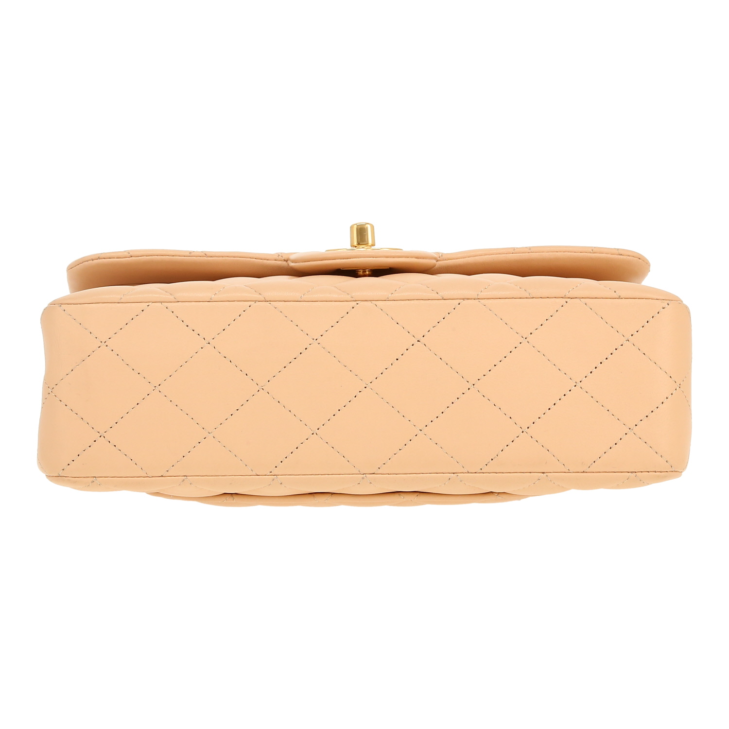 Borsa a tracolla Chanel  Timeless Petit in pelle trapuntata beige - Detail D1