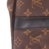Sac de voyage Louis Vuitton  Keepall 45 en toile monogram Macassar marron et cuir noir - Detail D2 thumbnail