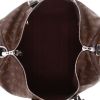 Sac de voyage Louis Vuitton  Keepall 45 en toile monogram Macassar marron et cuir noir - Detail D3 thumbnail