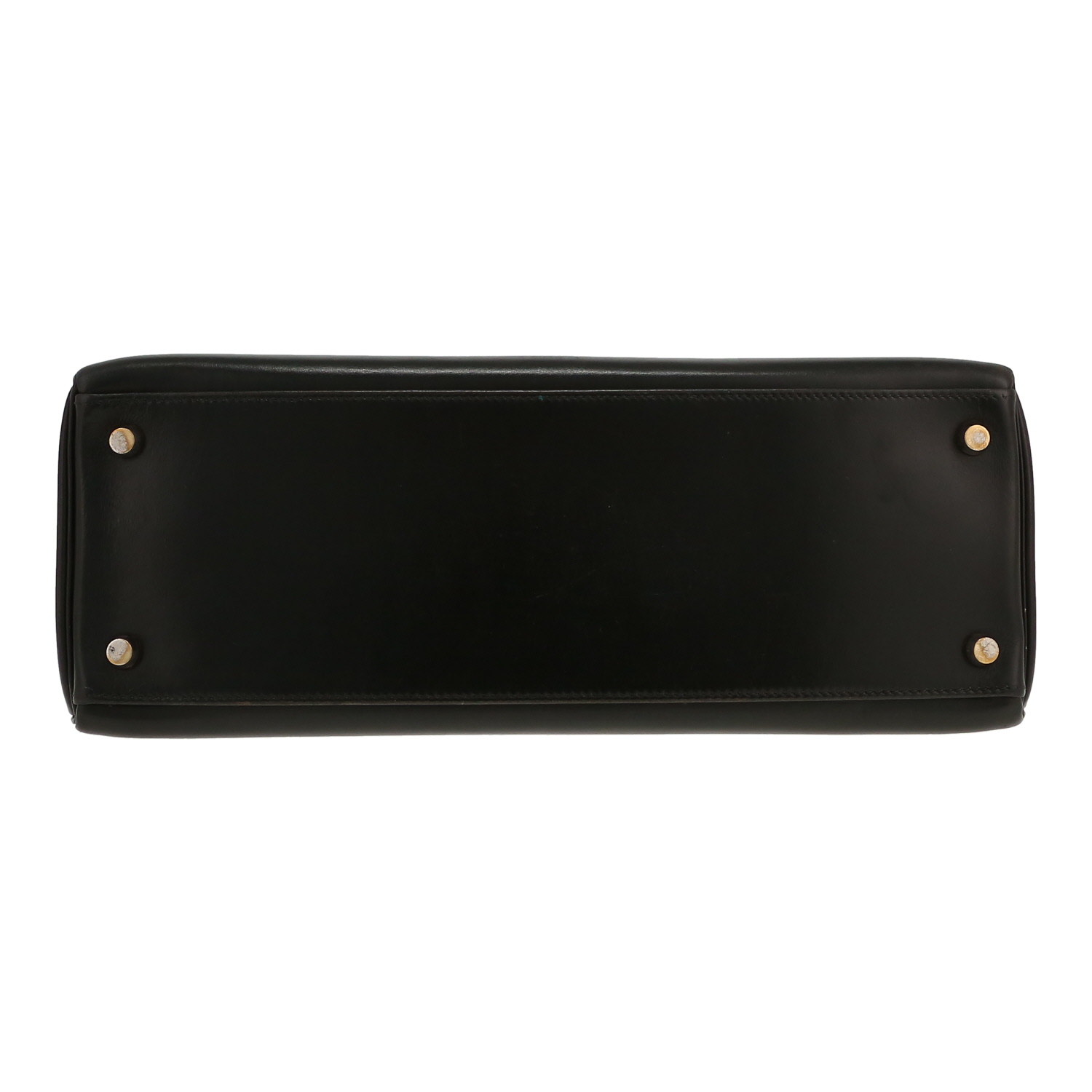 Hermès  Kelly 32 cm handbag  in black box leather - Detail D1