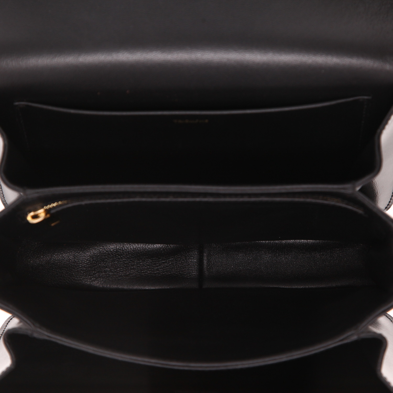 Bolso bandolera Celine  Triomphe en cuero negro - Detail D3