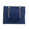 Dior  Dior Soft shopping bag  in blue leather cannage - Detail D4 thumbnail