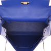 Hermès  Kelly 28 cm handbag  in Sapphire Blue epsom leather - Detail D3 thumbnail
