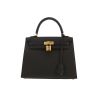 Hermès  Kelly 25 cm handbag  in black epsom leather - 360 thumbnail