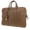 Borsa portadocumenti Gucci   in pelle morbida monogrammata beige - 00pp thumbnail