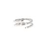 Dinh Van Spirale medium model ring in white gold - 360 thumbnail