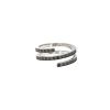 Bague Dinh Van Spirale en or blanc et diamants noir - 360 thumbnail