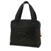 Chanel  Vintage handbag  in black quilted leather - 00pp thumbnail