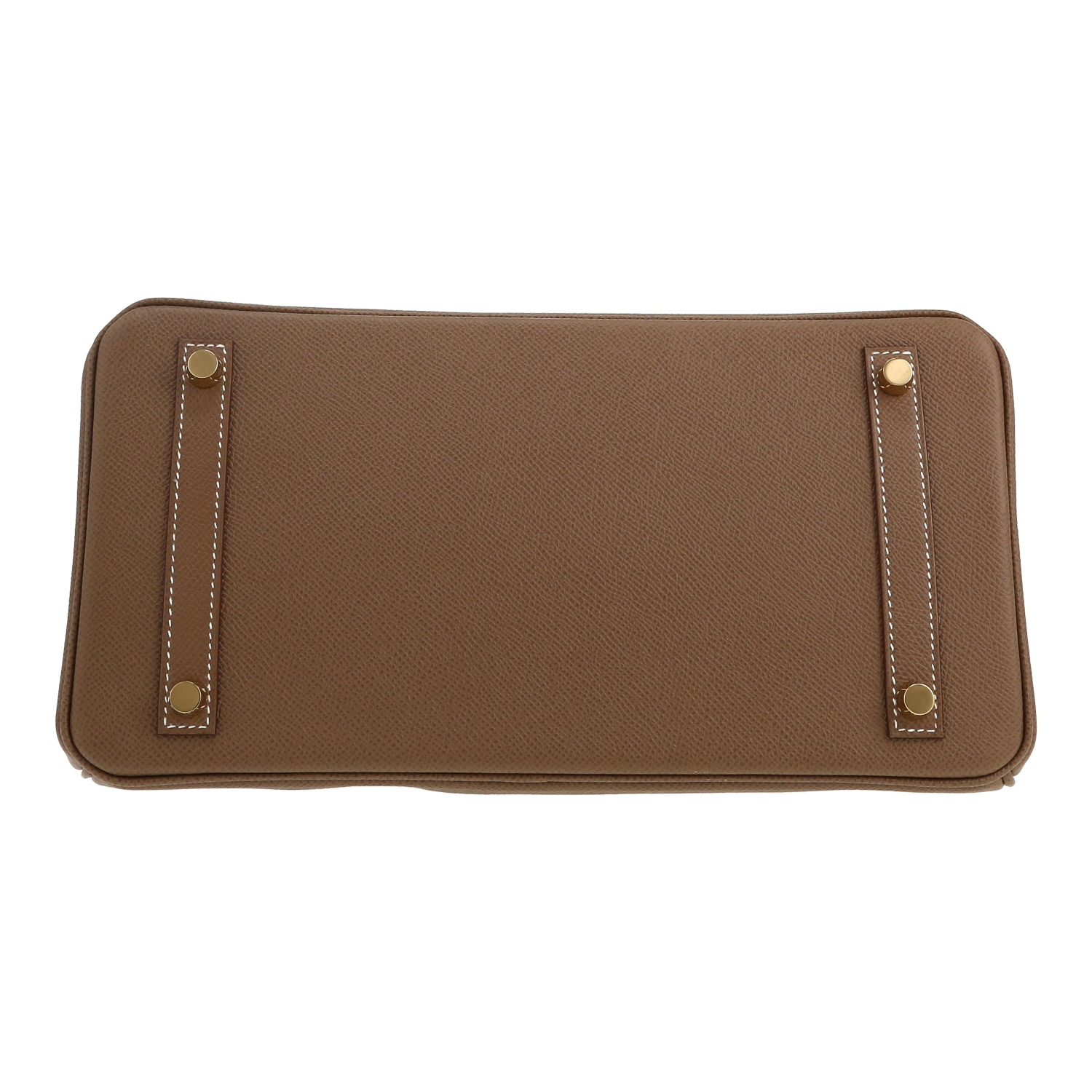 Sac à main Hermès  Birkin 30 cm en cuir epsom étoupe - Detail D1