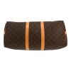 Borsa da viaggio Louis Vuitton  Keepall 45 in tela monogram marrone e pelle naturale - Detail D1 thumbnail