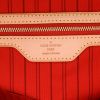 Louis Vuitton  Neverfull shopping bag  in brown monogram canvas  and natural leather - Detail D2 thumbnail