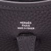 Hermès  Mini Evelyne shoulder bag  in Bleu Caban leather taurillon clémence - Detail D3 thumbnail